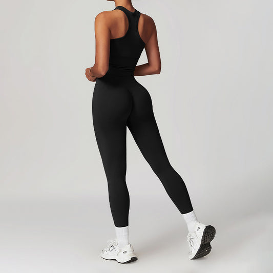 Wholesale Seamless Racerback Threaded Sports Tank | Wonderxfans bulk activewear