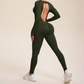 Langarm-Yoga-Jumpsuit für Frauen