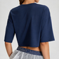 Women's Modal Cooling Yoga T-Shirt Loose Breathable Short Sleeve Top