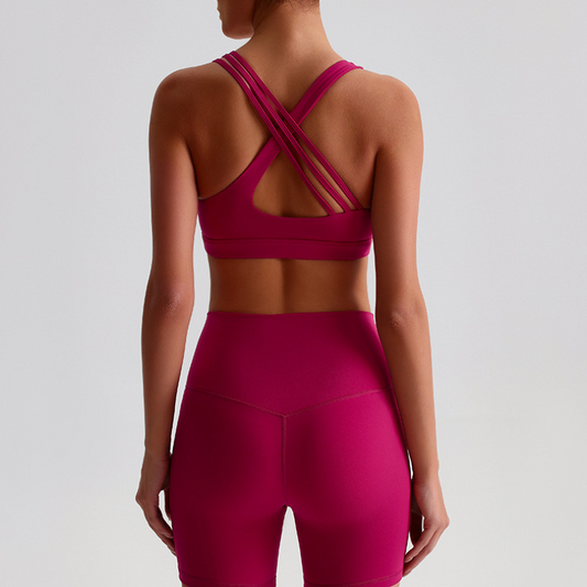 Wholesale thin cross straps YOGA bra& | Wonderxfans bulk activewear