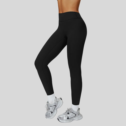 Wholesale High-waisted V-neck leggings at the | Wonderxfans bulk activewear