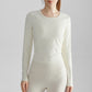 Wholesale Slimming Round Neck Long-Sleeve Yoga | Wonderxfans bulk activewear