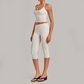Wholesale Women's Halter Neck Yoga Set – High Elasticity Capri Pants Fitness Activewear