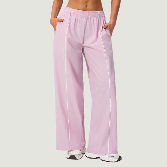 Wholesale Women's UPF50+ Sun Protection Colorblock Wide-Leg Pants – Lightweight Breathable Outdoor Running Sportswear