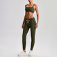 Wholesale Naked-Feel Open-Back Sports Bra & High-Waist Jogger Pants Set – Sculpting Yoga 2-Piece