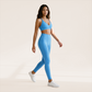 Wholesale Tummy Control High-Waist Sports Bra & Leggings  Yoga Set