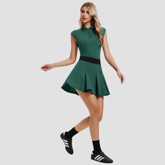 Wholesale New Sports Set for Women Sleeveless Golf POLO Shirt Outdoor Breathable Fitness Vest Tennis Set