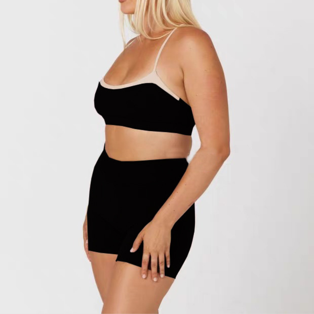 Wholesale Women's Colorblock Yoga Set: Bra & Leggings – High Waist Tummy Control