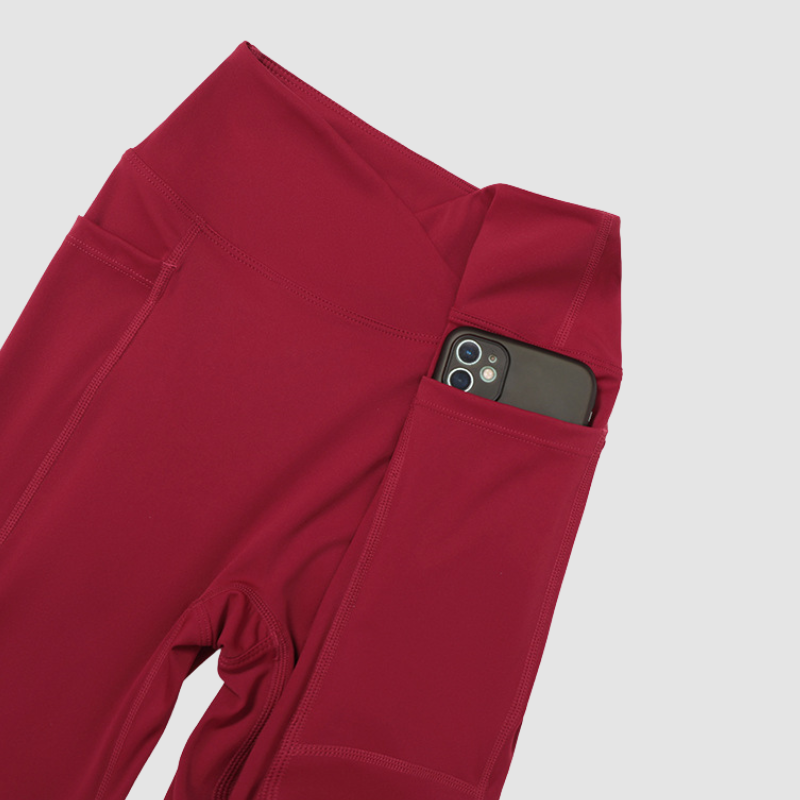 Wholesale square-neck crop top + high-waisted flared pants