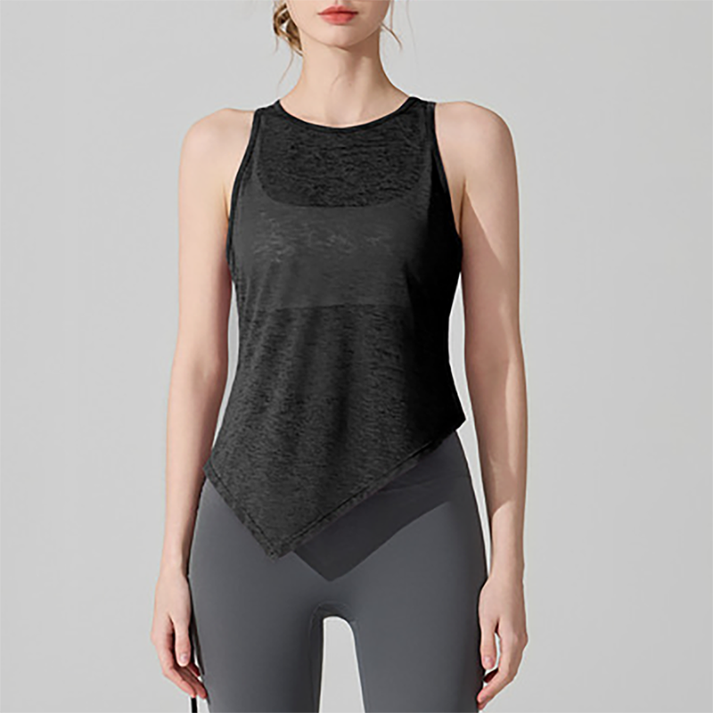 Wholesale Pilates Yoga Cover-up Sleeveless Sports Tank Top