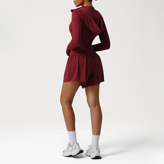 Wholesale Snug-Fit Naked-Feel Hooded Jacket + | Wonderxfans bulk activewear