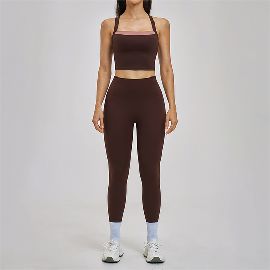 Wholesale Solid Color Top + Quick-Drying Legging set