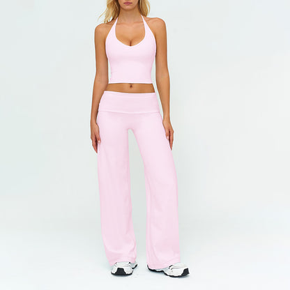 Wholesale V-neck backless tank top + | Wonderxfans bulk activewear