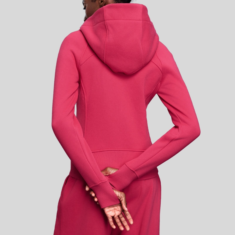 Hooded Zip-Up Fleece Jacket