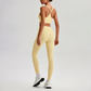 Wholesale Naked-Feel Sports Bra & High-Waist Biker Shorts Set – Quick-Dry Yoga 2-Piece set