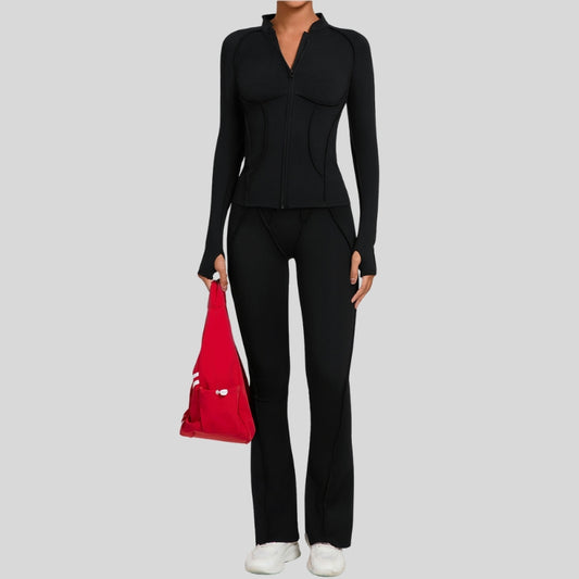 Wholesale Thumb-buckle zipper jacket + slightly | Wonderxfans bulk activewear