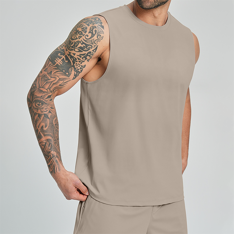 Wholesale Men's Quick-Dry Sleeveless Training Tank Top – Breathable Gym Vest