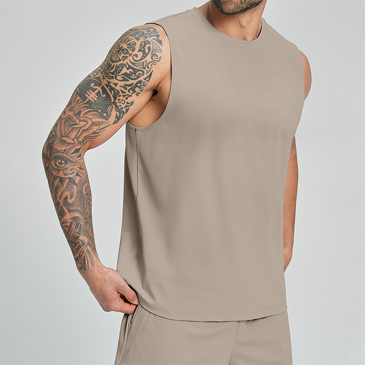 Wholesale Men's Quick-Dry Sleeveless Training Tank Top – Breathable Gym Vest