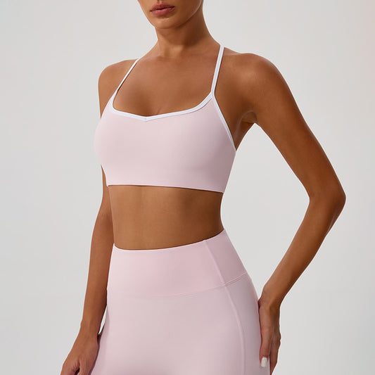 Wholesale Contrasting color Sports Bra | Wonderxfans bulk activewear