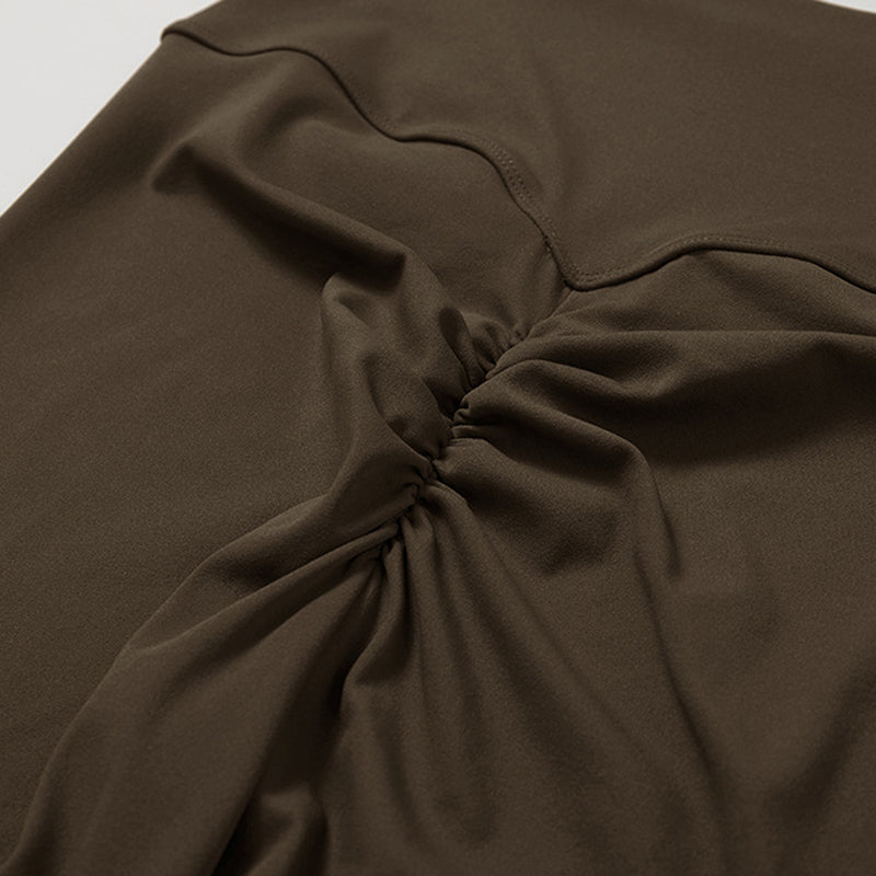 Cross-Back Sports Bra + Flared Leg Pants 2-Piece Set