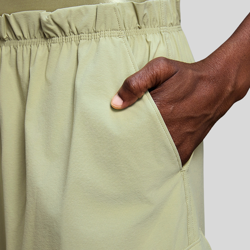 Double-waist straight-leg work pants