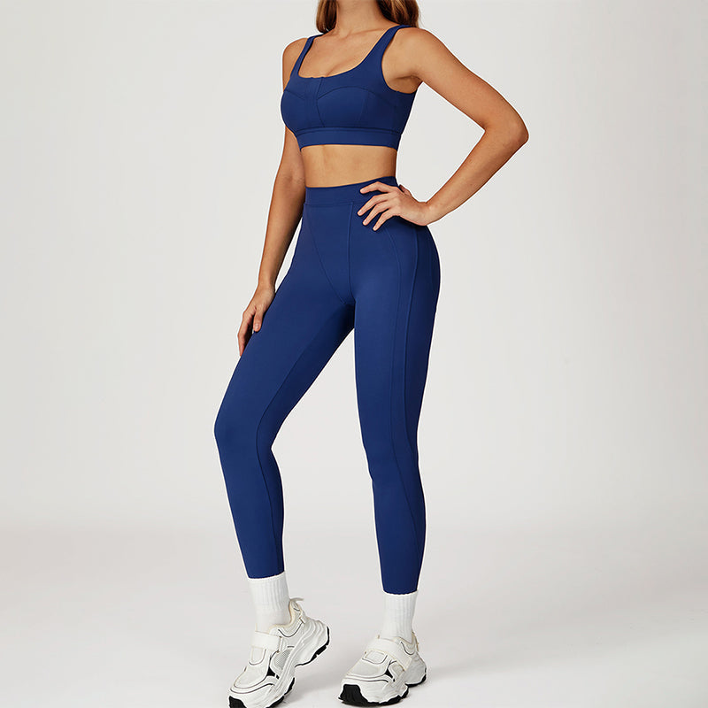 SPORTS BRA + HIGH WAIST LEGGINGS 2-PIECE SET