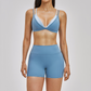 Naked and beautiful back bra + quick drying shorts 2-piece set