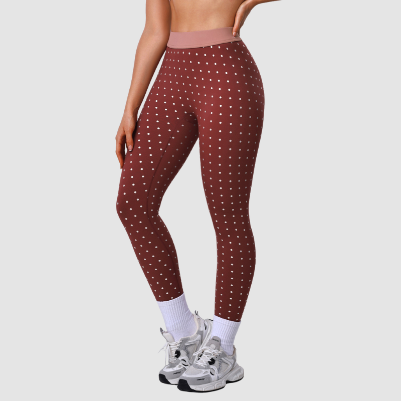 Wholesale printed polka dot bra + leggings