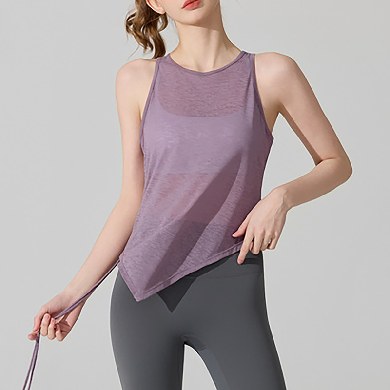 Wholesale Pilates Yoga Cover-up Sleeveless Sports Tank Top