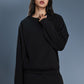 Roud neck fleece sweatshirts