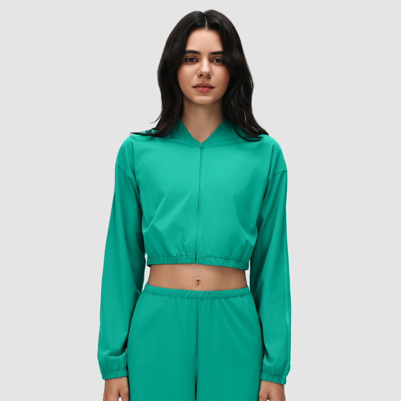 Wholesale Short Outdoor Casual Zipper Thin Jacket