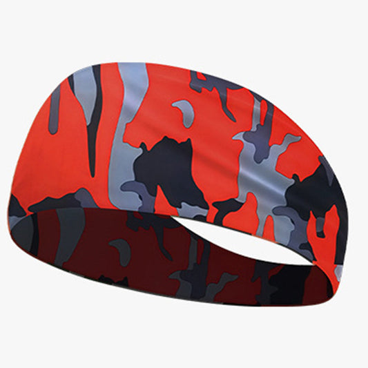 Quick-dry wide elastic sweat-absorbent sports headband