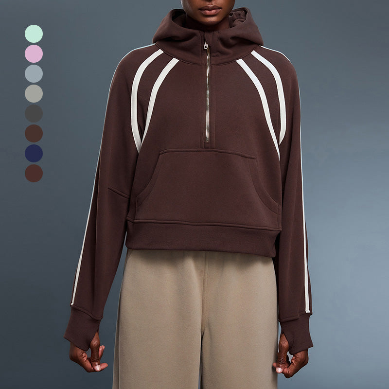 Fleece-Lined Hooded Sweatshirt