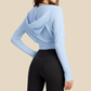 Women's Activewear Loose Long-Sleeve Open-Front Yoga Cover-Up