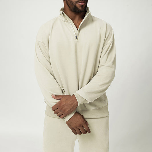 Wholesale Men's zipper sports casual sweatshirt | Wonderxfans bulk activewear