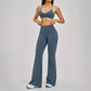 Naked and beautiful back bra+high waisted Legging 2-piece set