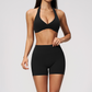 Wholesale Women's Cream-Feel Fleece Bra & Shorts Set