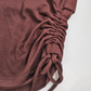 Wholesale Loose Ribbed Yoga T-Shirt – V-Neck Running & Fitness Top