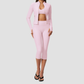 Wholesale Women Slimming Zipper Fitness High Waist Tummy Control Yoga Sports Three-Piece Set