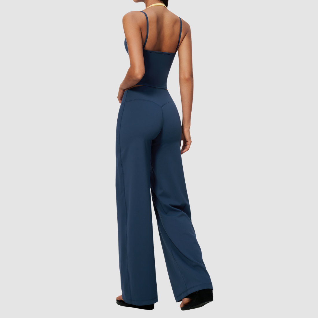 Wholesale Women’s Halter Tank & Wide-Leg Yoga Pants Set