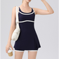 Wholesale contrasting sports casual dress