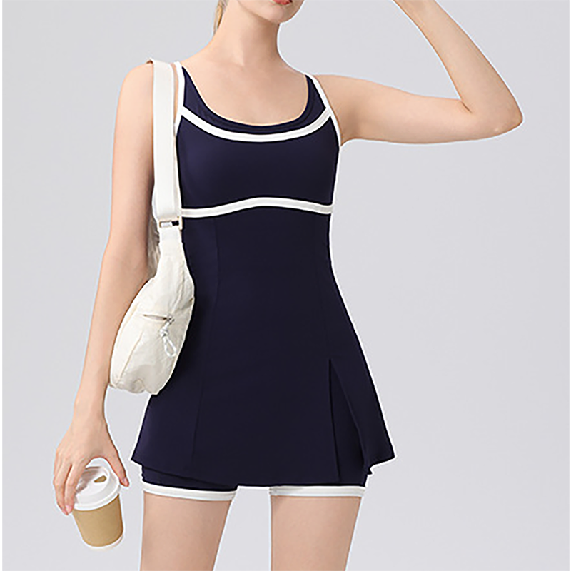 Wholesale contrasting sports casual dress