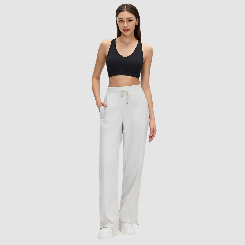 Wholesale straight leg ankle loose casual pants