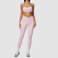 Wholesale Women's Color-Block Sports Bra & Leggings Two-Piece Set