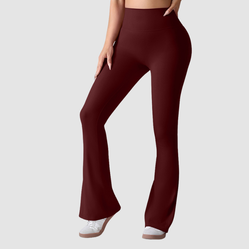 Wholesale High waist quick-dry Flared Leg pants