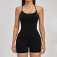 Wholesale women's one piece contrasting suspender sports jumpsuit