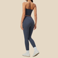 Wholesale Women's Activewear Padded Sports Vest & Fitted Cropped Pants Set