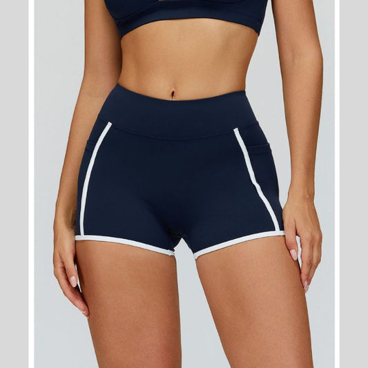 Wholesale Contrasting Yoga Fitness Shorts | Wonderxfans bulk activewear