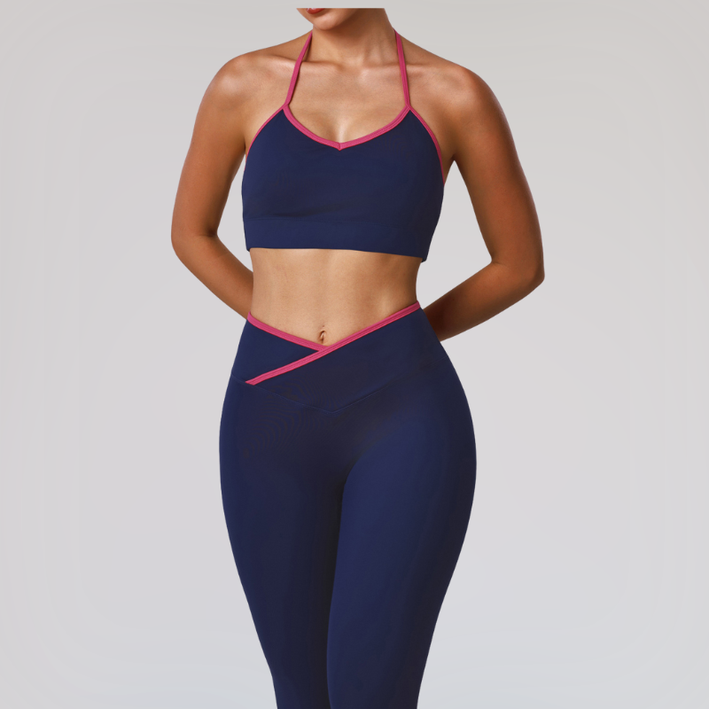 Wholesale contrasting color sports bras