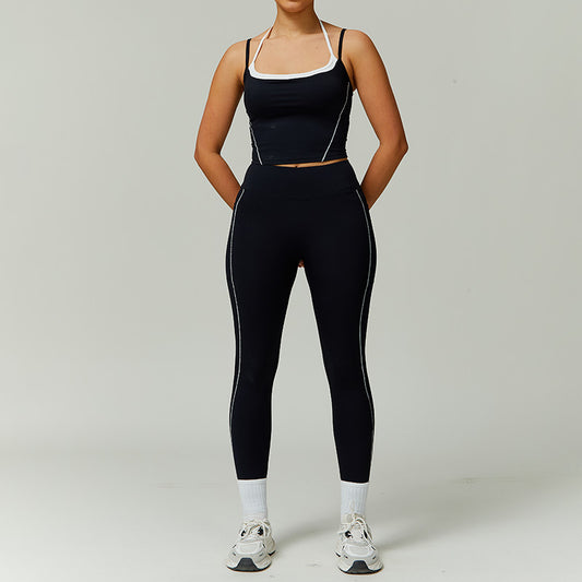 Wholesale Fake two-piece halter neck beautiful | Wonderxfans bulk activewear